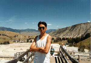 Mommoth hot spring